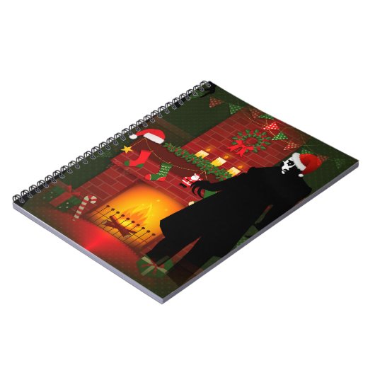 kerstmis nosferatu notitieboek (Linkerzijde)