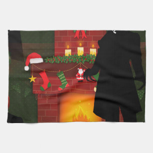 kerstmis nosferatu theedoek