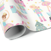Kerstmis Notenkraker Ballet Inpakpapier (Rol Hoek)