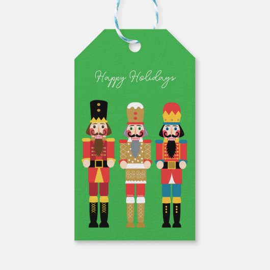 KERSTMIS NOTENKRAKER CADEAU STICKER CADEAULABEL (Achterkant)