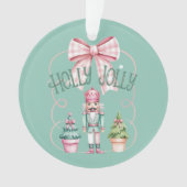 Kerstmis Notenkraker Coquette Preppy Ornament (voorkant)