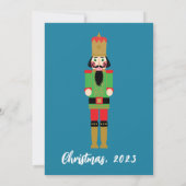 KERSTMIS NOTENKRAKER FEESTVAKANTIE KAART (Achterkant)