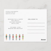 KERSTMIS NOTENKRAKER FOTO BRIEFKAART (Achterkant)