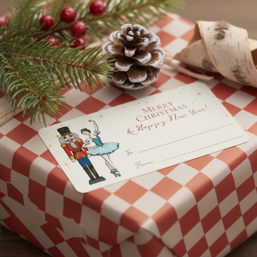 Kerstmis Notenkraker Kerstmis Van Aan Labels