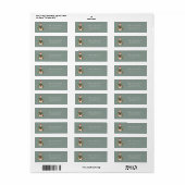 Kerstmis Notenkraker Retouradres Etiket (Full Sheet)