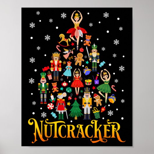 Kerstmis Notenkraker Squad Matchende Familie Poster (Voorkant)