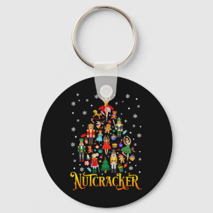 Kerstmis Notenkraker Squad Matchende Familie Sleutelhanger