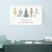 Kerstmis Notenkraker Verjaardagsbanner Spandoek (Beurs)