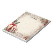 Kerstmis Notitieblok (Linkerzijde)