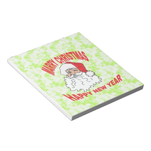 kerstmis notitieblok (Schuin)