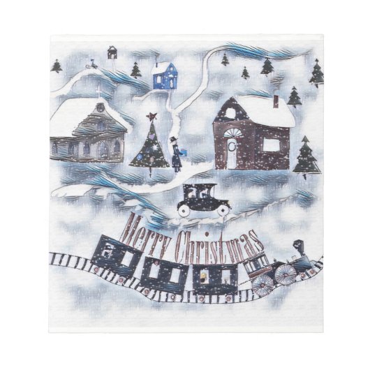 Kerstmis, notitieblok (Voorkant)
