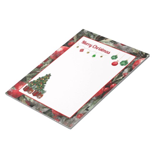 Kerstmis Notitieblok (Schuin)