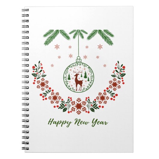 Kerstmis notitieboek (Voorkant)