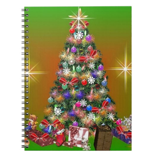 kerstmis notitieboek (Voorkant)