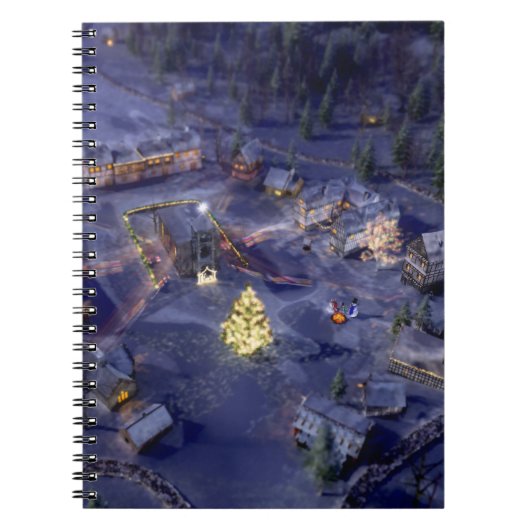 Kerstmis Notitieboek van het gebergte (Voorkant)