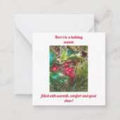 Kerstmis Notitiekaartje (Voorkant)