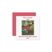 Kerstmis Notitiekaartje (Voorkant / Achterkant in situ)