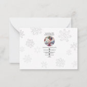 Kerstmis Notitiekaartje (Achterkant)