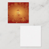 Kerstmis Notitiekaartje (Voorkant / Achterkant)