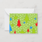 Kerstmis Notitiekaartje (Voorkant)