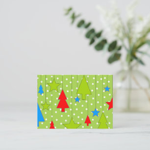 Kerstmis Notitiekaartje