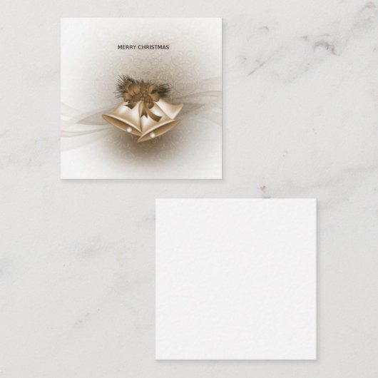 Kerstmis Notitiekaartje (Voorkant / Achterkant)