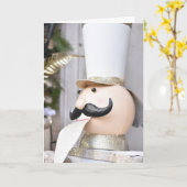 Kerstmis Nutcracker Chelsea London Festive Period Kaart (Gele Bloem)