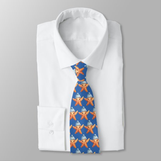 Kerstmis Oceaan Dierlijke Necktie Stropdas (Gebonden)