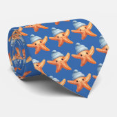Kerstmis Oceaan Dierlijke Necktie Stropdas (Opgerold)