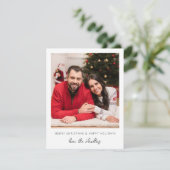 Kerstmis of Feest Instant Foto - met geruite (Staand voorkant)