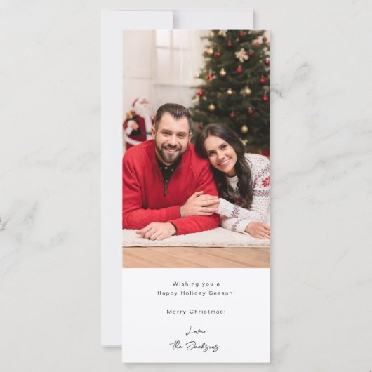 Kerstmis of feestdag Multi-Photo Retro Filmstrip (Achterkant)