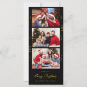 Kerstmis of feestdag Multi-Photo Retro Filmstrip (Voorkant)