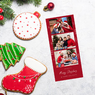 Kerstmis of feestdag Multi Photo Retro Filmstrip R