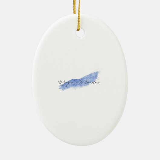 Kerstmis of kerst keramisch ornament (Achterkant)