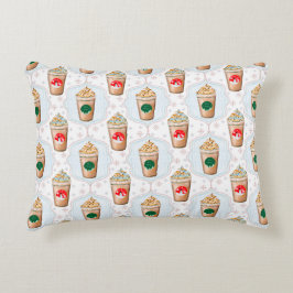 Kerstmis: Ogee Snowflake Patroon Accent Kussen