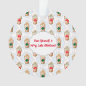 Kerstmis: Ogee Snowflake Patroon Ornament (voorkant)