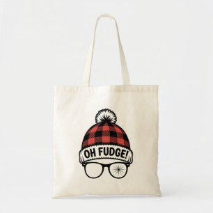 Kerstmis Oh Fudge Grappige Boodschappentas Tote Bag