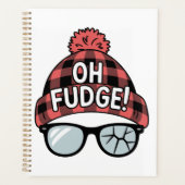 Kerstmis Oh Fudge Kerstvakantie Grappige Feestdag  Planner (Voorkant)