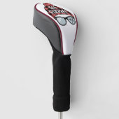 Kerstmis Oh Fudge Xmas Vakantie Grappige Feestdag Golfheadcover (Schuin)
