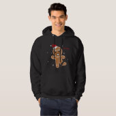 Kerstmis Oh Snap Gingerbread Cookie Hoodie (Voorkant volledig)