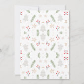 Kerstmis Oh wat leuk 2e verjaardag Kaart (Achterkant)