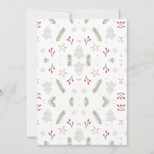 Kerstmis Oh wat leuk 2e verjaardag Kaart (Achterkant)