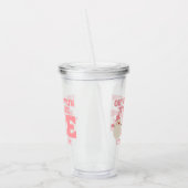 Kerstmis Oh wat leuk eerste verjaardag Acryl Drinkbeker (Links)