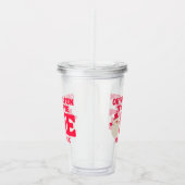 Kerstmis Oh wat leuk eerste verjaardag Acryl Drinkbeker (Rechts)