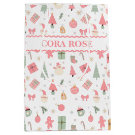 Kerstmis Oh wat leuk eerste verjaardag Medium Cadeauzakje