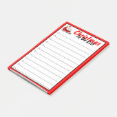 Kerstmis om een lijst op te stellen post-it® notes (Schuin)