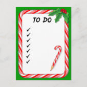 Kerstmis om het Briefkaart van de lijst te doen (Voorkant)
