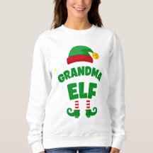 Kerstmis Oma Elf Familie Pyjama Top