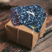 Kerstmis Ombre Glitter Dazzling Custom Monogram Stropdas