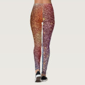 Kerstmis Ombre Glitter oogverblindend Leggings (Achterkant)